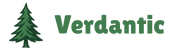 Verdantic logo – evergreen tree mark and wordmark